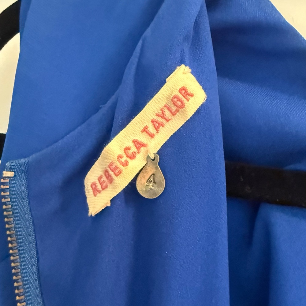 Rebecca Taylor Vibrant Blue Mini Dress - Picture 4 of 4